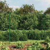 Ograda od žicane mreže sa šiljastim držacima zelena 2,2 x 10 m