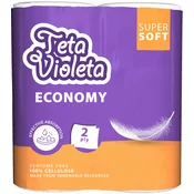 Super Soft Economy papirnati ručnici, 2-slojni, 2 x 50 listića, 2 kom.