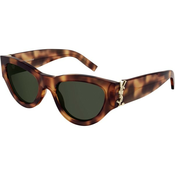 Saint Laurent SLM94 003 ONE SIZE (53) Havana/Zelena