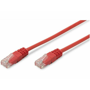 Digitus UTP kabel, CAT.5e, 1m, crvena (DK-1511-010/R)