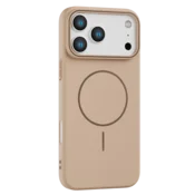 Rigid Silicone MagSafe maska za iPhone 17 Pro Max – zlatna