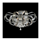 LUXERA 64410 - Kristalni plafonski luster RIBBON CRYSTAL 6xG9/33W/230V