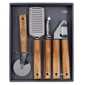 shumee Komplet kuhinjskih pripomočkov Husla Wood s 4 elementi Lumarko!