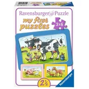 Ravensburger Puzzle Moje prve puzzle 3u1