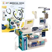 slomart Komplet zdravniških pripomočkov LEAN TOYS - svetila, zvoki, 51 delov