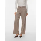 Vero Moda Hlače iz tkanine Texas 10334103 Bež Straight Fit