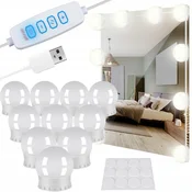 Izoxis LED svetilke za ogledalo/toaletno mizico - 10 kom.