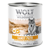 Wolf of Wilderness Senior “Expedition” 6 x 800 g - Sandy Path - perutnina s piščancem