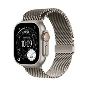 Apple Watch Ultra 3 Cellular 49mm Natural Titanium Case with Natural Titanium Milanese Loop (vel. M) (Outlet)