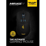 ARMAGGEDDON Mirage V Wireless/BT Gaming Mouse Black