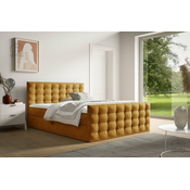Boxspring postelja Calvani - 200x200 cm