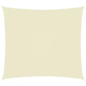 Jedro protiv sunca od tkanine Oxford pravokutno 3,5x4,5 m krem