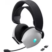 Alienware Tri-Mode bežične igraće slušalice - AW725H (Lunar Light)