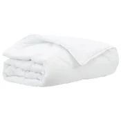 Vidaxl Poletna odeja Bela 220 x 200 x 3 cm Poliester