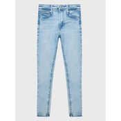 Pepe Jeans Jeans hlače Pixlette High PG201542PE2 Svetlo modra Skinny Fit