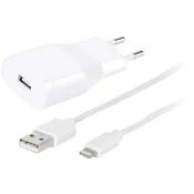 VIVANCO Vivanco USB polnilni kabel USB 2.0 USB-A vtič\, Apple Lightning vtič 1.20 m bela primeren za obojestranski priključek 60018, (20432781)