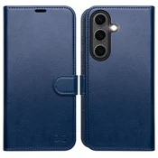 Infostyle OCASE preklopni ovitek za Samsung Galaxy S25 – temno modra, RFID zaščita