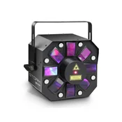 Showtec Dominator Svetlobni efekt, 5 x 3W RGBAW Derby, Stroboskop in LASER - SHOWTEC