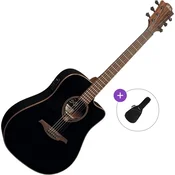 LAG Tramontane 118 T118DCE Basic SET Black Elektroakustična dreadnought