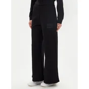 EA7 Emporio Armani Spodnji del trenirke 7W000179 AF12473 UC001 Črna Wide Leg