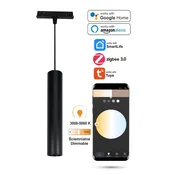 WiFi Zigbee cevna LED viseča svetilka 10W za magnetne tirnice SMART TRACK 48VDC 3000-5000K zatemnljiva