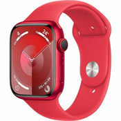 Apple Watch Series 9 45 mm Digitalno 396 x 484 pikseli Ekran osjetljiv na dodir Crveno Wi-Fi GPS