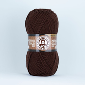 Preja za pletenje Madame Tricote Paris Merino Gold 200 - 100 g | izberite barvo - 083 temno rjava