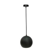 Lestenec na vrvici FLEN 1xE27/40W/230V pr. 20 cm črna