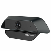 HIKVISION Spletna kamera DS-U12/ Senzor CMOS 2MP/ 1080p/ Vgrajen mikrofon/ Držalo/ Vključi in uporabljaj/ USB 2.0/ 2m kabel/ Črna