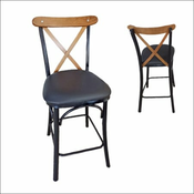 Barska stolica DMT N-TONET (776-038), crna-crne noge