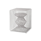 Stolček Pols Potten zig zag 40 x 40 x 47 cm siva barva