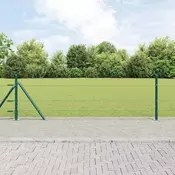 Heksagonalna ograda s betonskom osnovom 100 x 0,5 m Zelena