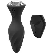 Diamond Vibe analni čep z daljinskim upravljalnikom (12,3 cm)