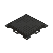 POKROV IN OKVIR LTŽ 393x393mm (500x500mm) C250, Z ZAKLEPOM, KVADRATEN | Topdom