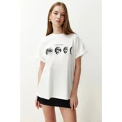 Trendyol Milla Ženska majica TWOSS20TS0245, Bela