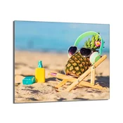 shumee Steklena zaščita za kuhalno ploščo 60x52 Ananas