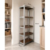 Office Elegante Metalna Polica 150x70x30 cm 5 Nivoa Nosivost 875 kg ( OE-MS-1507030 )