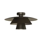 Stropna svetilka PLATO 1xE27/15W/230V, premer 32 cm, antracit