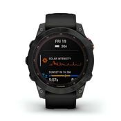 GARMIN pametna ura Fenix 7 - Solar 47mm BT, Slate Gray (Black Band)