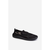 Mens Black Big Star Water Shoes