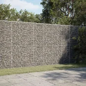 vidaXL Gabion z žico 3,5 mm in mrežo 5x2,5 cm 200x30x200 cm
