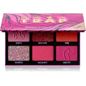 Rude Cosmetics EDM Collection paleta senčil za oči odtenek Trap 6 g