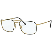 Ray-Ban RX6434 2946 M (53) Črna/Kristalna
