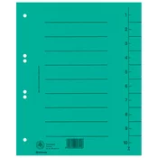 Pregrada kartonska A4 250g pk100 Donau 8610001-06 zelena