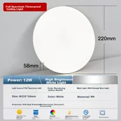Foshanzhaoming Plafonska lampa, 12W, 23,5cm