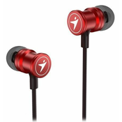 Genius HS-M316 /slušalke z mikrofonom/ 3,5-milimetrski priključek - 4-pinski/ rdeče barve