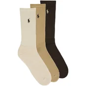 Polo Ralph Lauren POLO PLR RB-CREW SOCK-3 PACK Večbarvna