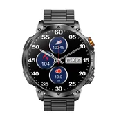 INF Pametna ura Bluetooth 5.4 BLE, klicanje, 1.7 inch IPS, 1400mAh, IP68 Black, (5000310556)