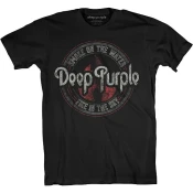 Deep Purple Majica Smoke Circle Unisex Black M