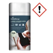 Čistilni robčki za ekran 1/100 mediarange mr720